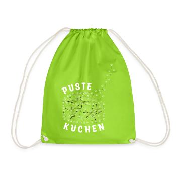 Pustekuchen - Pusteblume - Turnbeutel - Neongrün - Vorne
