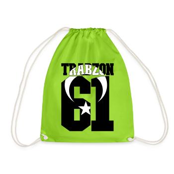Trabzon 61Türkei Flagge - Turnbeutel - Neongrün - Vorne