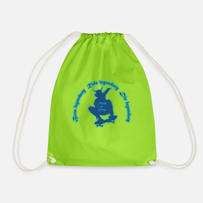 Legendary - Drawstring Bag - neon green