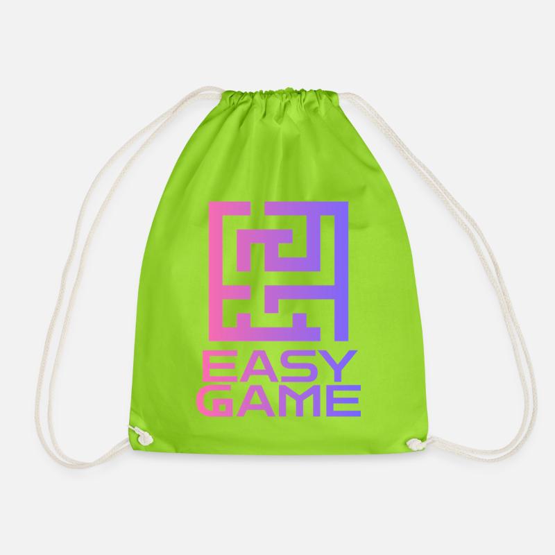 Maze Neon Easy Game Logo - Turnbeutel - Neongrün