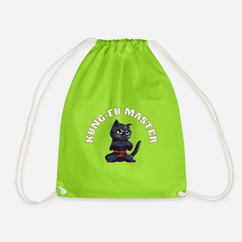 Kung Fu Master - Turnbeutel - Neongrün