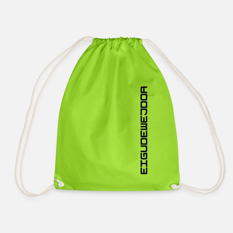 EIGUDEWEJDOA | Urrer Schwätzerei - Turnbeutel - Neongrün