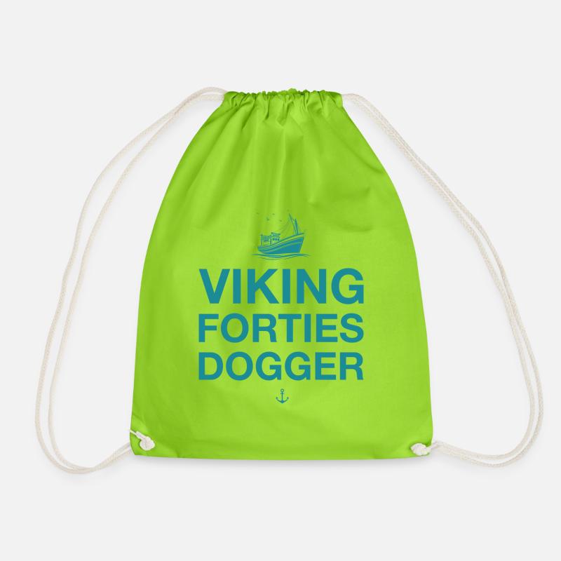 Wikinger - Turnbeutel - Neongrün