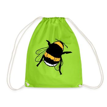 Hummel - Turnbeutel - Neongrün - Vorne