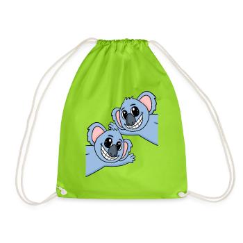 Koala Koalas - Sac de sport léger - vert néon - Devant