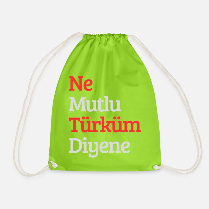 Turk - Turnbeutel - Neongrün