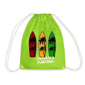 Jamaïque Surf - Sac de sport léger - vert néon - Devant