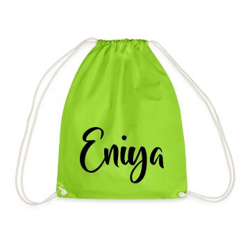 Name - Eniya - Turnbeutel - Neongrün - Vorne