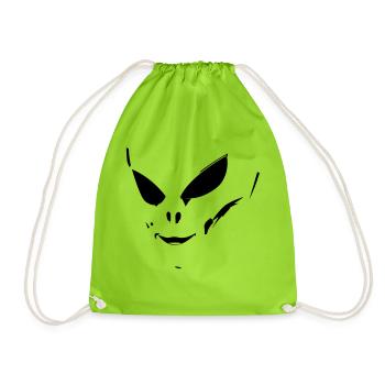 Alien - Turnbeutel - Neongrün - Vorne