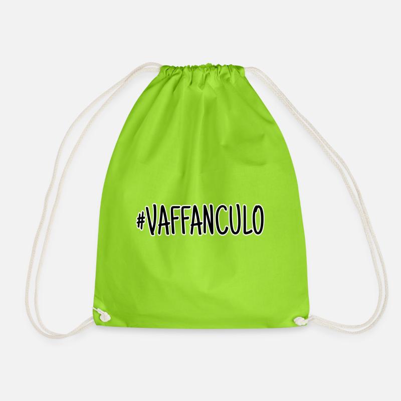 #vaffanculo - Turnbeutel - Neongrün