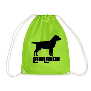 LABRADOR 1 - Sac de sport léger - vert néon - Devant