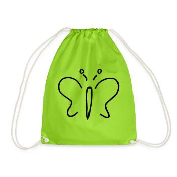 Butterfly1 - Sac de sport léger - vert néon - Devant