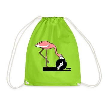 fête de la musique célébrer club disco raccrocher v - Sac de sport léger - vert néon - Devant