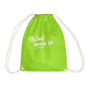 Surpise ! Je vais être grande soeur ! - Sac de sport léger - vert néon - Devant