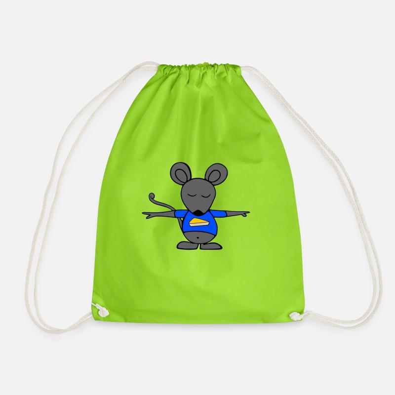 Souris - Sac de sport léger - vert néon