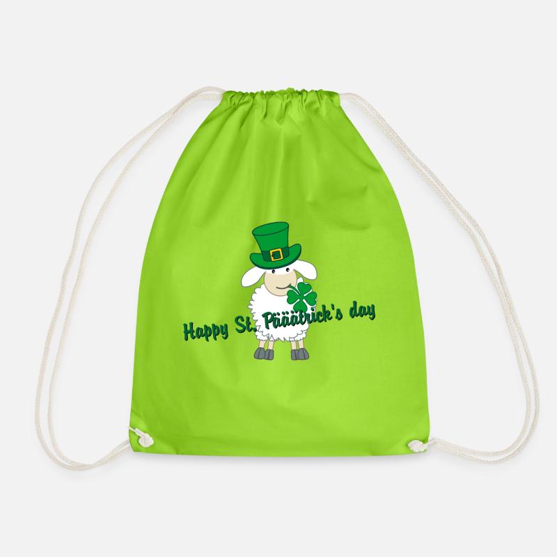 La Saint-Patrick est arrivée - St. Pääätrick - Sac de sport léger - vert néon
