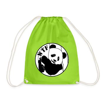 WTF panda W - Sac de sport léger - vert néon - Devant