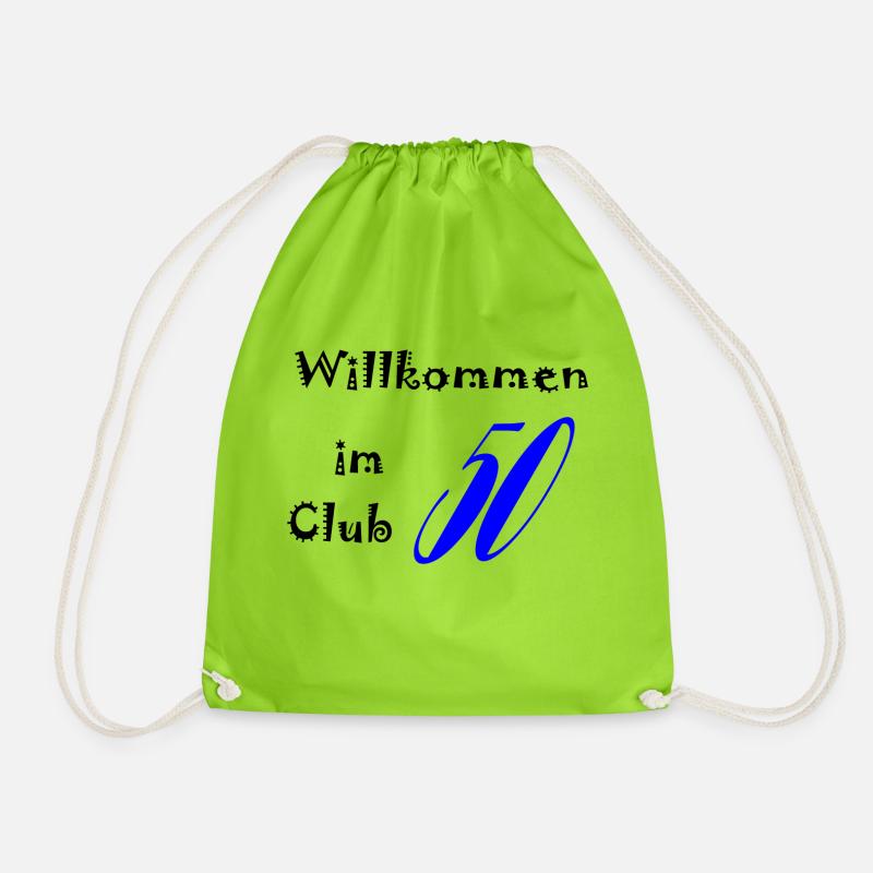 50er - Turnbeutel - Neongrün