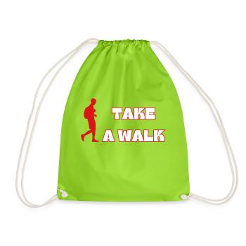 Promenez-vous - Sac de sport léger - vert néon - Devant