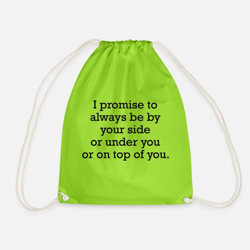 je promets - Sac de sport léger - vert néon