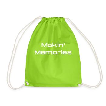 Makin Memories - Statement - Turnbeutel - Neongrün - Vorne