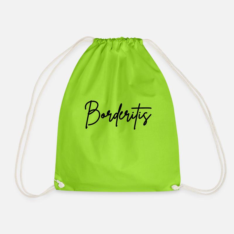 borderitis - Sac de sport léger - vert néon