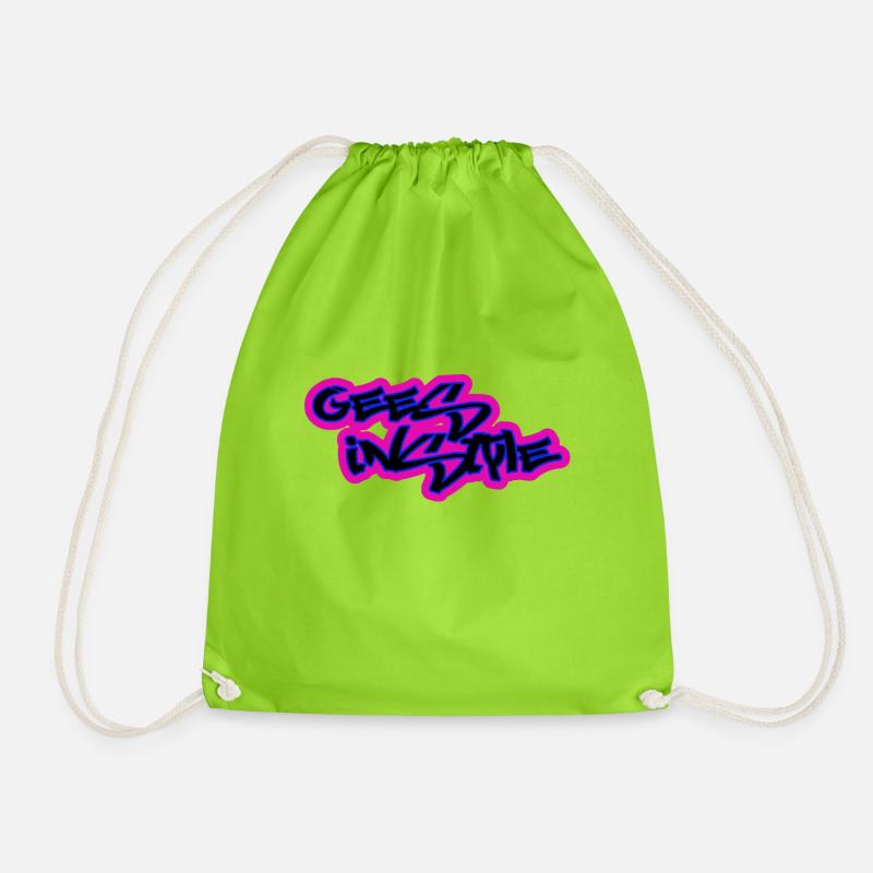 Gees Instyle - Turnbeutel - Neongrün