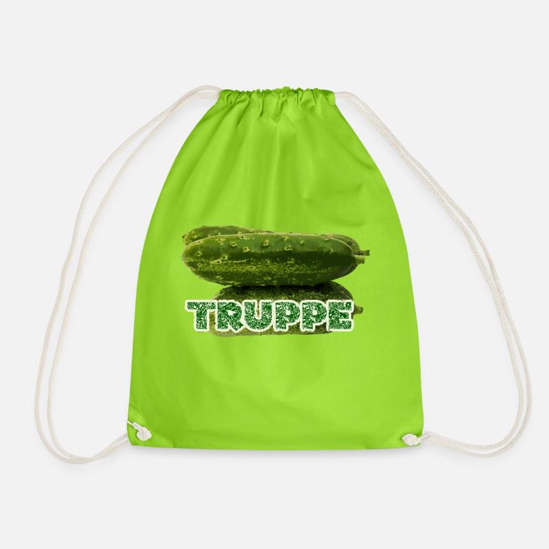 Gurkentruppe - Turnbeutel - Neongrün