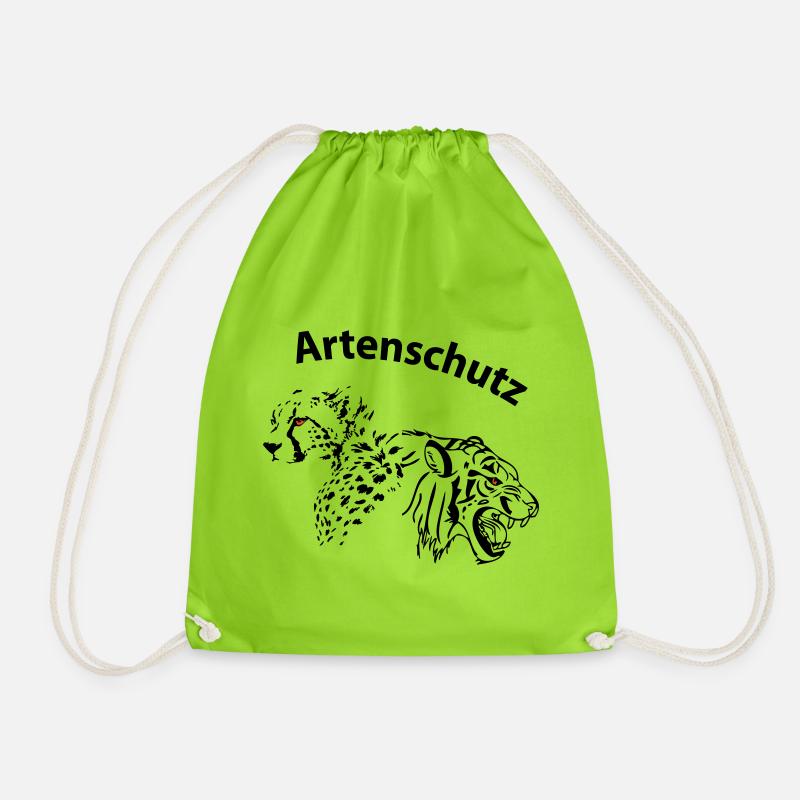 Artenschutz - Ökosystem - Turnbeutel - Neongrün
