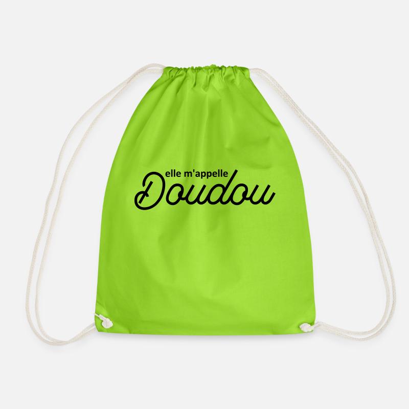 Elle m'appelle doudou - Sac de sport léger - vert néon