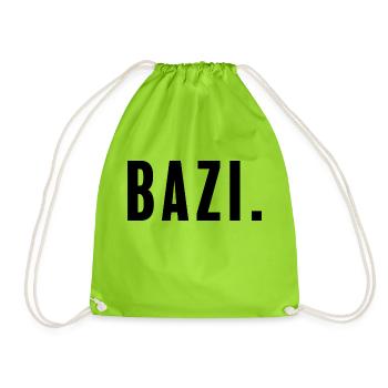 Bazi customs: Bavaria's heart + soul in one word - Drawstring Bag - neon green - Front