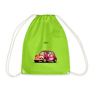 La Dolce Vita - Rome - Sac de sport léger - vert néon - Devant