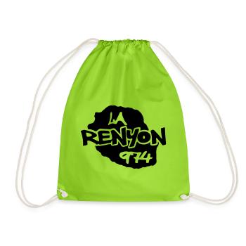 RENYON 974 - Drawstring Bag - neon green - Front