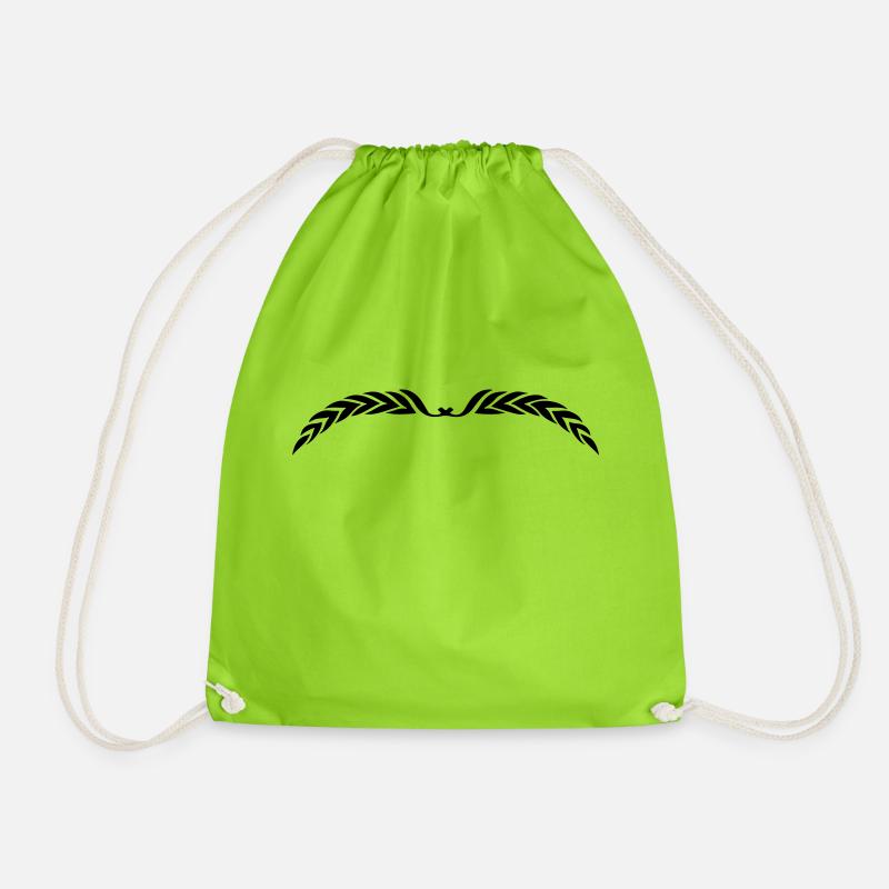 Champion champion success laurel wreath olive branch - Drawstring Bag - neon green