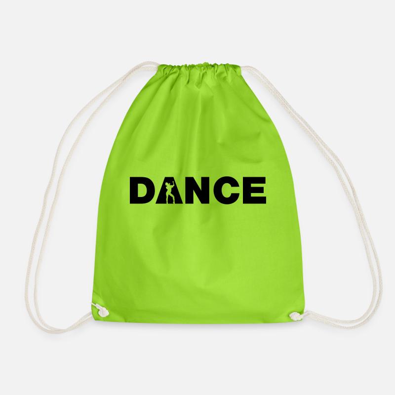 DANCE - Statement für Tänzerinnen - Turnbeutel - Neongrün