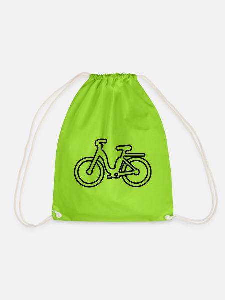 e-Bike / Pedelec - Kontur - Turnbeutel - Neongrün