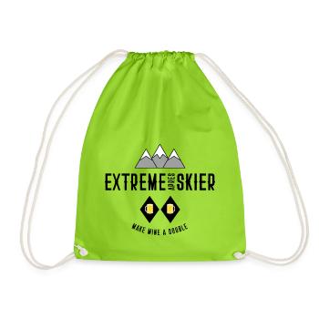 Extreme Apres Skier - Turnbeutel - Neongrün - Vorne