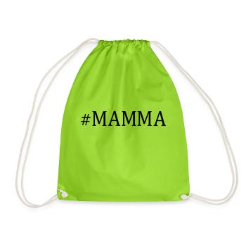 #Mamma - Sac de sport léger - vert néon - Devant