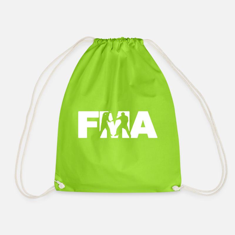 FMA Fighter - Turnbeutel - Neongrün