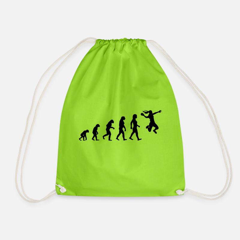Evolution Handball Frau - Turnbeutel - Neongrün