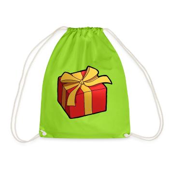 cadeau - Sac de sport léger - vert néon - Devant