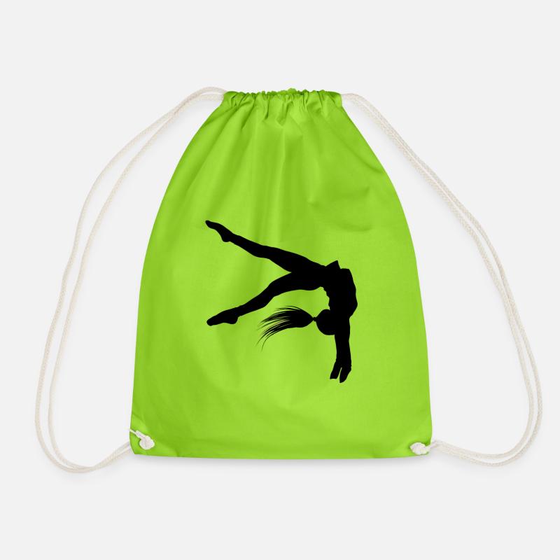flick flack - Drawstring Bag - neon green