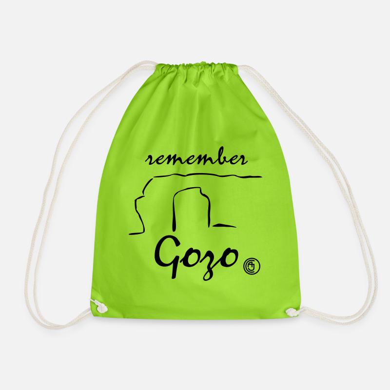 Gozo Remember - Turnbeutel - Neongrün