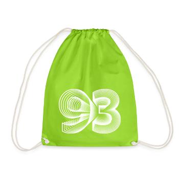 1993 - Drawstring Bag - neon green - Front