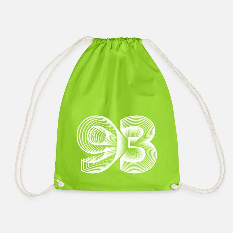 1993 - Drawstring Bag - neon green