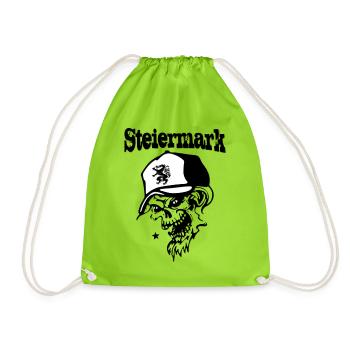 Steiermark - Turnbeutel - Neongrün - Vorne