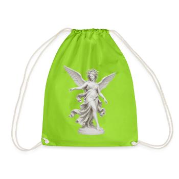 Déesse Méduse Ailée - Sac de sport léger - vert néon - Devant