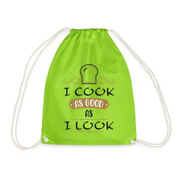 Amateur chef - Drawstring Bag - neon green - Front