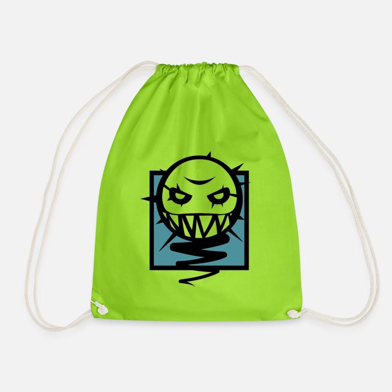 Rainbow six , Ela - Drawstring Bag - neon green