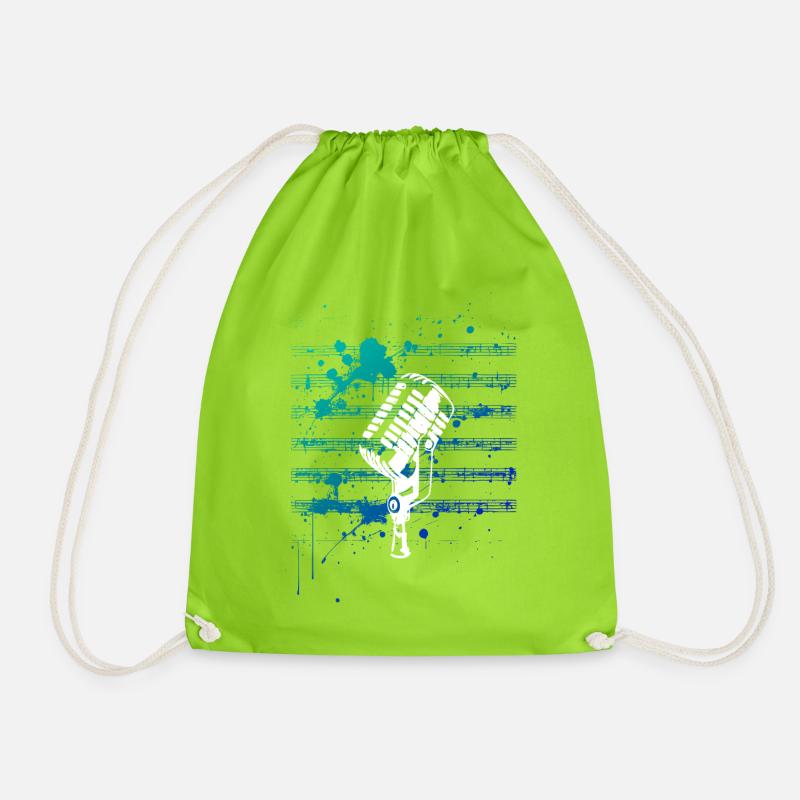 dis-le avec micro - Sac de sport léger - vert néon